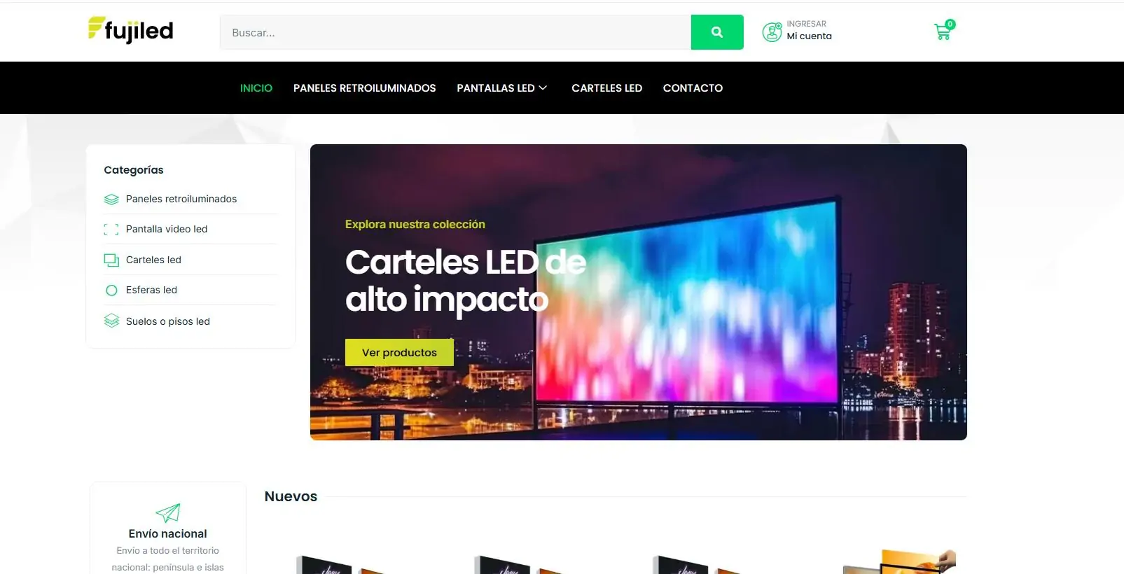 FUJILED Advertising LED Screen Supplier in Spain LED Display Manufacturer in China EagerLED FUJILED Advertising LED Screen Supplier in Spain