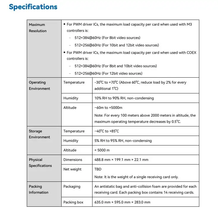 Operating Environment of BR840 LED Display Manufacturer in China EagerLED Operating Environment of BR840