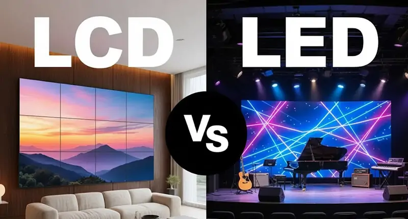 LCD Screen VS LED Screen LED Display Manufacturer in China EagerLED LCD Screen VS LED Screen