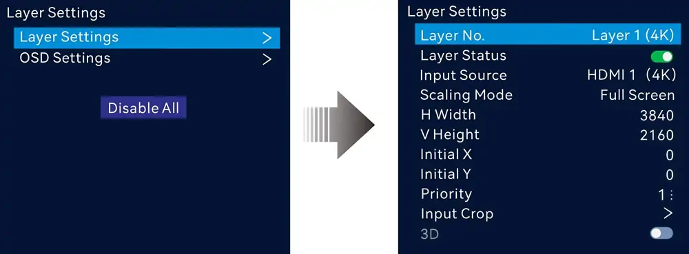 Layer Management of NovaStar VX1000 Pro LED Display Manufacturer in China EagerLED Layer Management of NovaStar VX1000 Pro