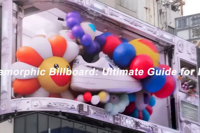 3D Anamorphic Billboard 3D Anamorphic Billboard