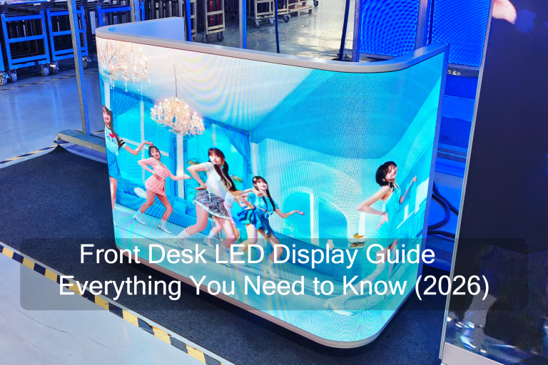 Front Desk LED Display Guide Everything You Need to Know 2026 Front Desk LED Display