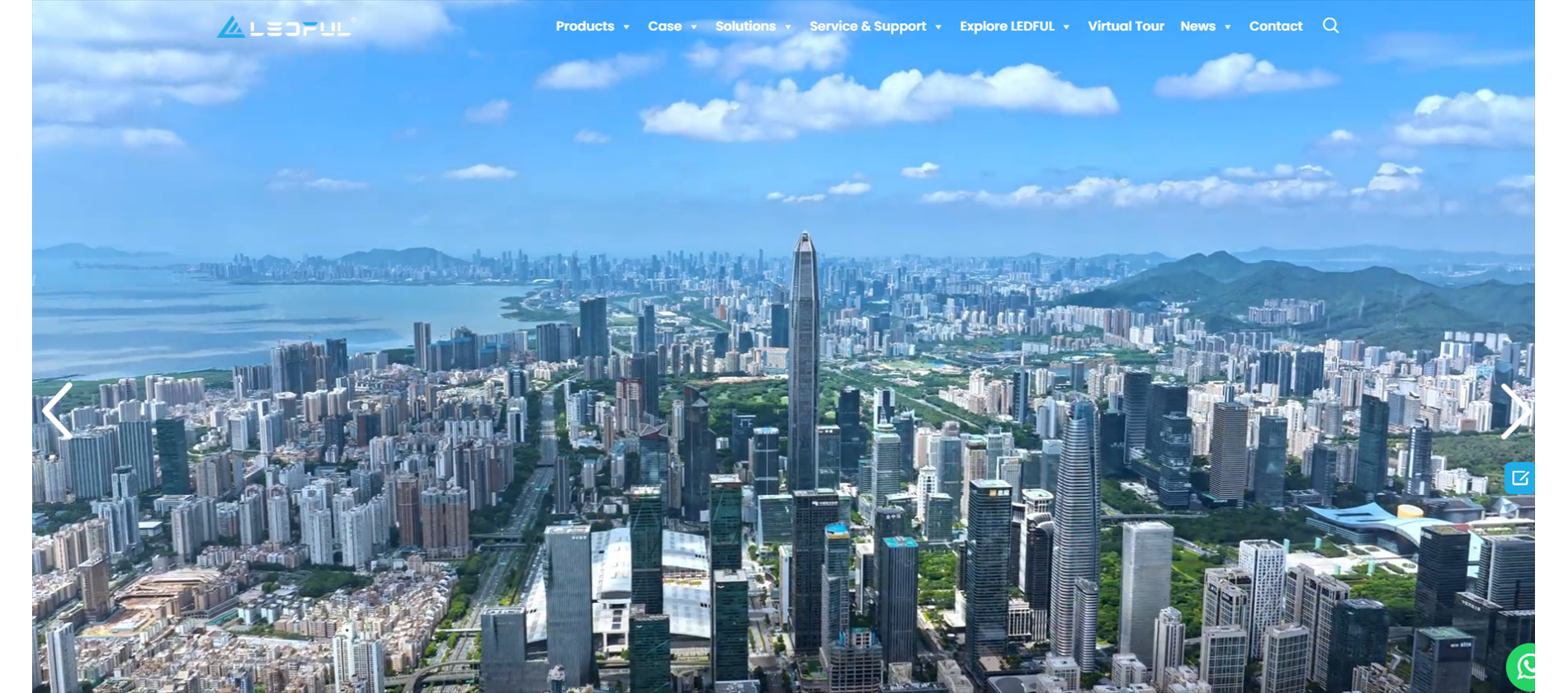 114 LEDFUL LED Display Manufacturer LED Display Manufacturer in China EagerLED LEDFUL LED display manufacturer homepage featuring its Shenzhen city location