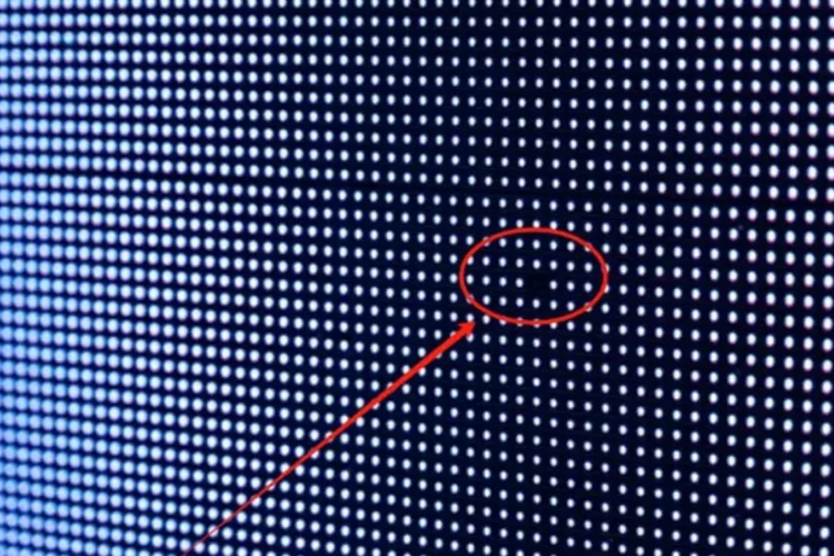 Black Spots on Display