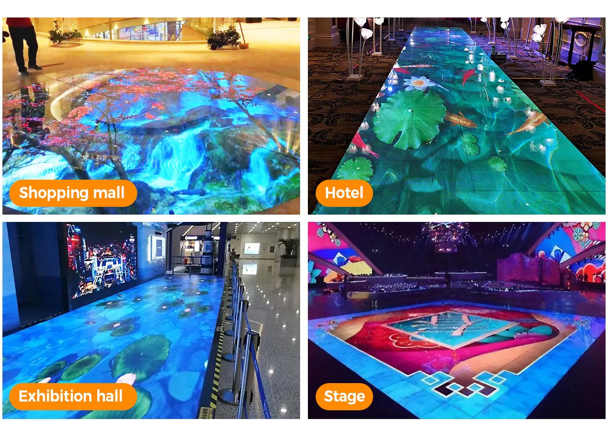 Floor LED Display3 LED Display Manufacturer in China EagerLED Floor LED Display 3