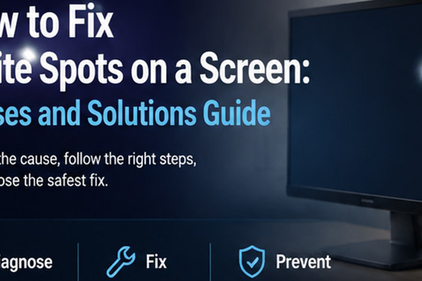 White Spots on a Screen