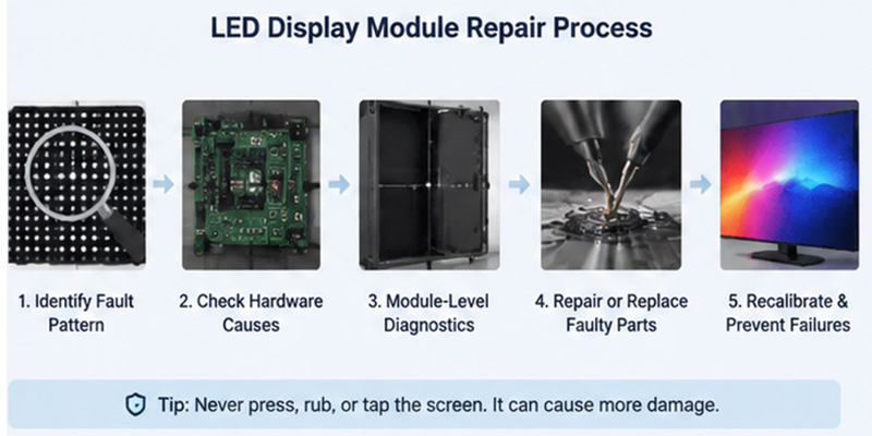 White Spots on a Screen LED Display Manufacturer in China EagerLED White Spots on a Screen