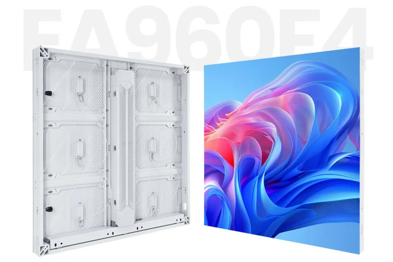 EagerLED کابینت نمایشگر LED تبلیغاتی در فضای باز EA960F4، نمای جلو و عقب