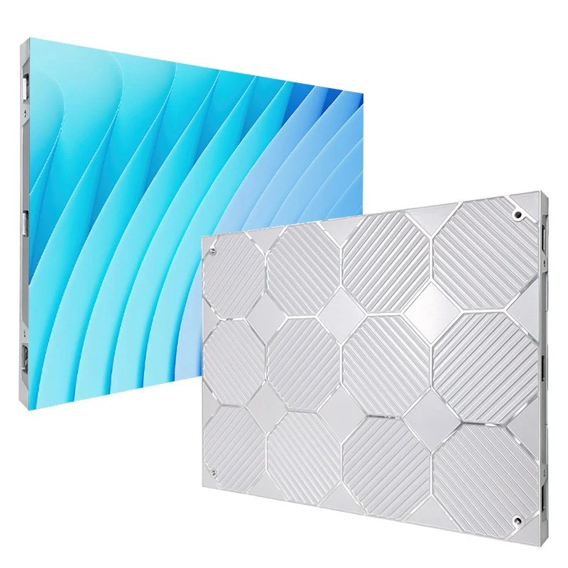 Front and rear views of an EagerLED EA640H1 indoor LED wall cabinet LED Display Manufacturer in China EagerLED Front and rear views of an EagerLED EA640H1 indoor LED wall cabinet